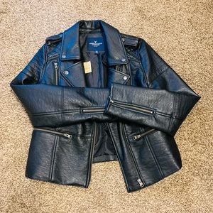 American Eagle leather jacket